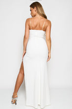 Jessy Rhinestone Maxi Dress - White