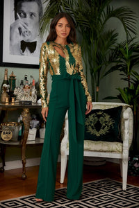 Odette Sequin Fashion Jumpsuit - 3 Colors