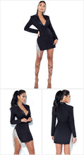 Freya Rhinestones Fringe Blazer Dress - 3 Colors