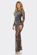 Taylor Rhinestone Jumpsuit - Black