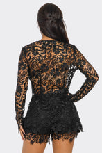 Rosalinda Crochet 2Pcs Set - Black