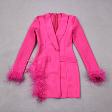 Madeline Feather Blazer Dress - 4 Colors