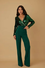 Hazel Sequin Top with Chain Jumpsuit - 4 Colors