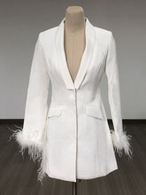 Madeline Feather Blazer Dress - 4 Colors