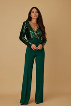 Hazel Sequin Top with Chain Jumpsuit - 4 Colors