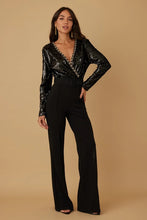 Hazel Sequin Top with Chain Jumpsuit - 4 Colors