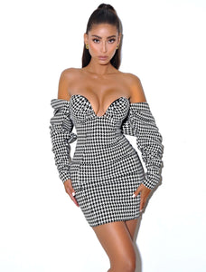 Kylie Puff Sleeve Dress