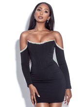 Annika Corset Dress - Black