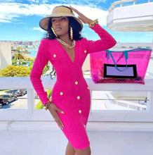 Alice Hot Pink Bandage Dress