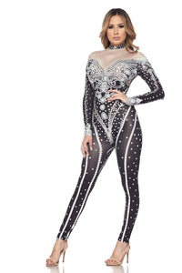 Venus Rhinestone Jumpsuit