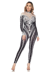 Venus Rhinestone Jumpsuit