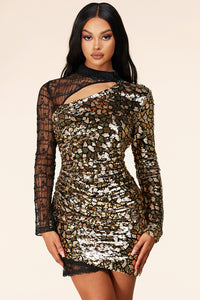 Penelope Sequin Dress