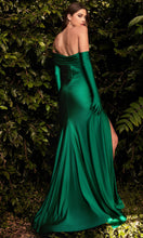 Dalilah Gown With Gloves - Emerald Green