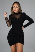 Theresa Black Mini Dress