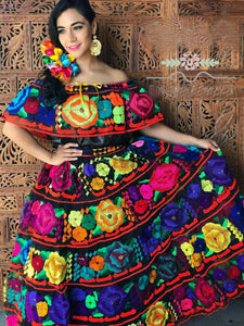 Traditional Mexican Chiapas Dress