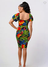 Amazonia Floral Midi Dress - Multi