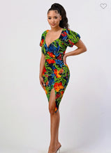 Amazonia Floral Midi Dress - Multi