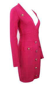 Alice Hot Pink Bandage Dress