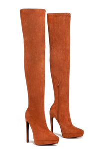 Irina Platform Over The Knee Boots - 5 colors