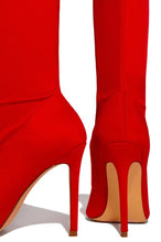 Giselle Over The Knee Red Boots